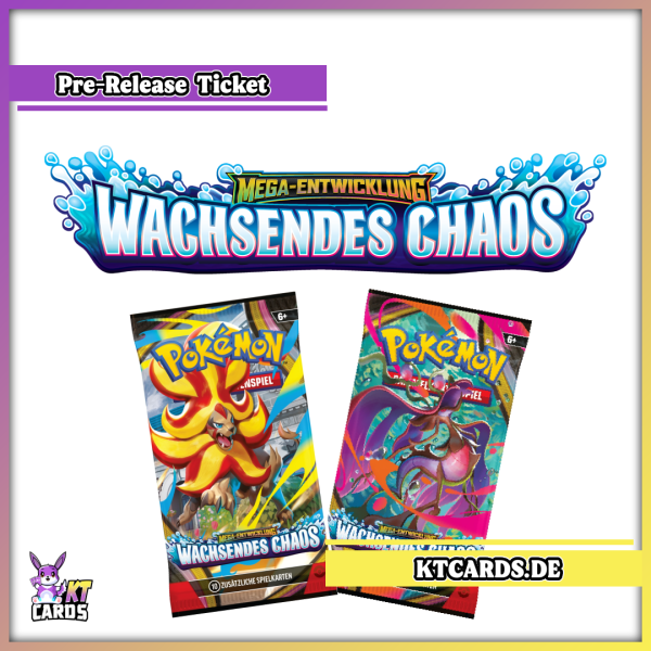 Pokémon - Pre-Release "Wachsendes Chaos" am 09.05.2026, 15.30 Uhr