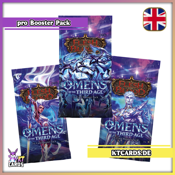 Flesh & Blood TCG - Omens of the Third Age Booster Pack, einzeln - EN