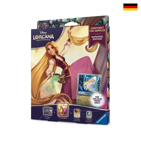 Disney Lorcana - Starterset für Sammler Rapunzel - DE