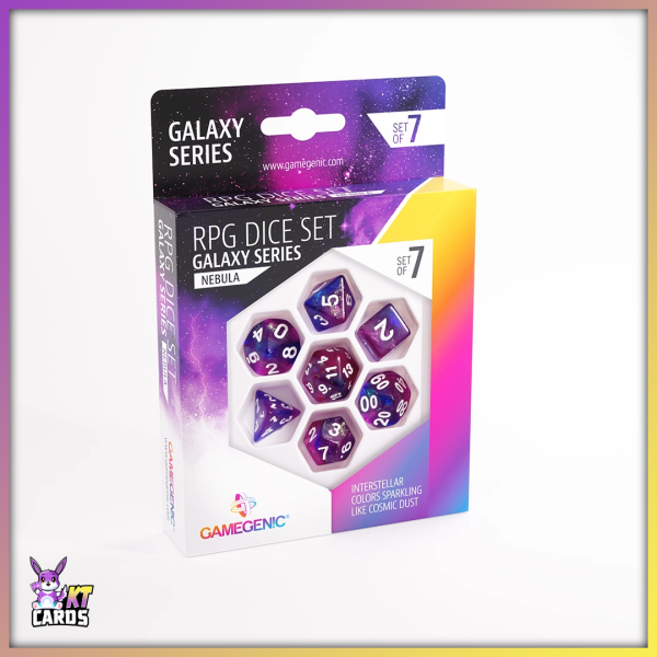Gamegenic - RPG Dice Set (set of 7) GALAXY SERIES Nebula