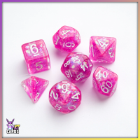 Gamegenic - RPG Dice Set (set of 7) CANDY-LIKE SERIES - Raspberry