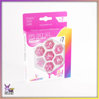 Gamegenic - RPG Dice Set (set of 7) CANDY-LIKE SERIES - Raspberry