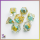 Gamegenic - RPG Dise Set (set of 7) EMBRACED SERIES - Green Skull