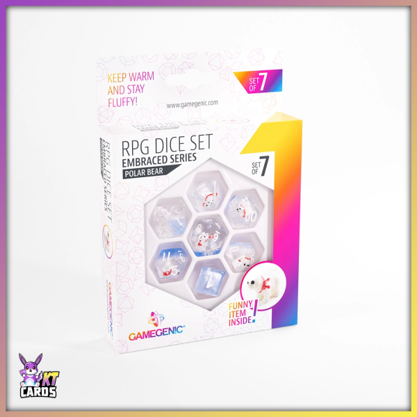 Gamegenic - RPG Dise Set (set of 7) EMBRACED SERIES - Polar Bear