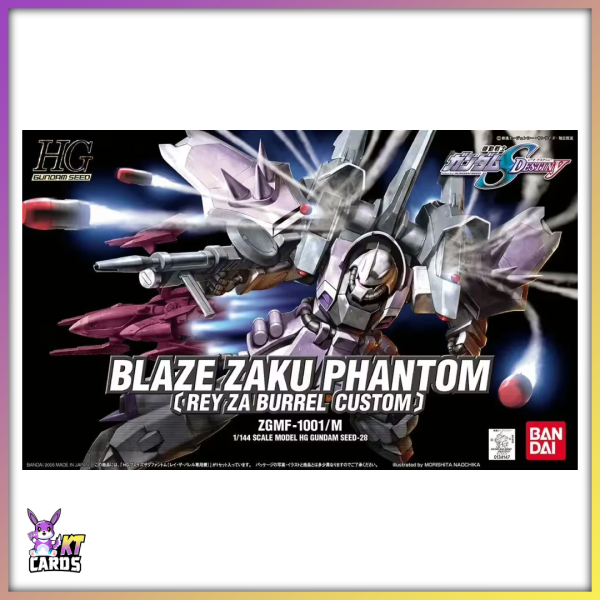 ZGMF-1001/M Blaze Zaku Phantom (Rey Za Burrel Custom) | Mobile Suit Gundam SEED Destiny (1/144)