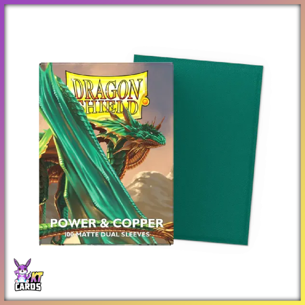 Dragon Shield - 100er Sleeves ( Matte / Dual ) - Power & Copper