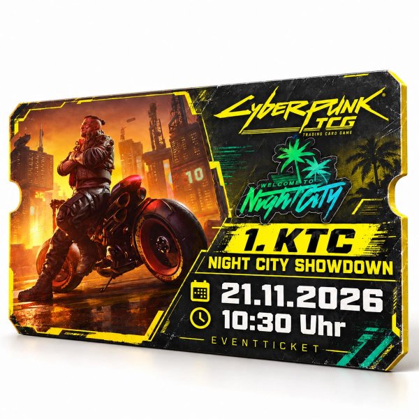 1 KTC Night City Showdown am 21.11.2026, 10.30 Uhr