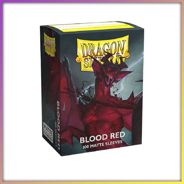 Dragon Shield - 100er Sleeves ( Matte ) Blood Red