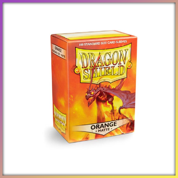 Dragon Shield - 100er Sleeves ( Matte ) Orange