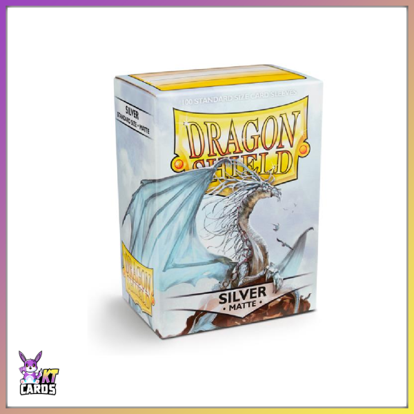 Dragon Shield - 100er Sleeves ( Matte ) Silver