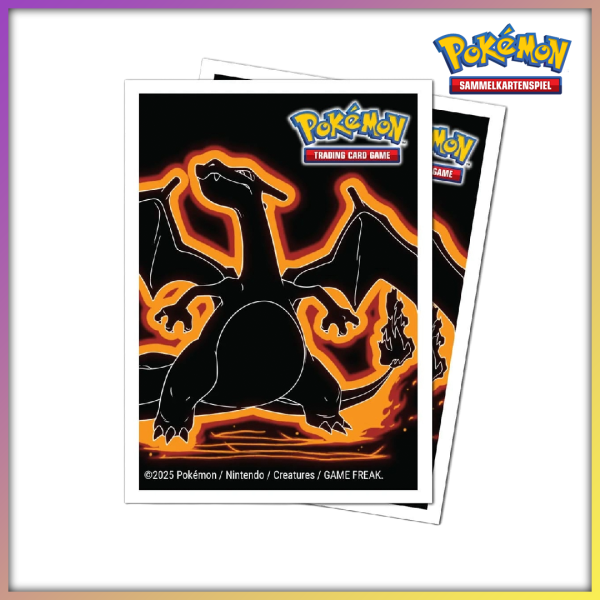 Pokémon - APEX Deck Protector Sleeves "Neon Kanto" Glurak