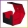 Ultimate Guard Sidewinder 100+ XenoSkin SYNERGY Schwarz/Rot