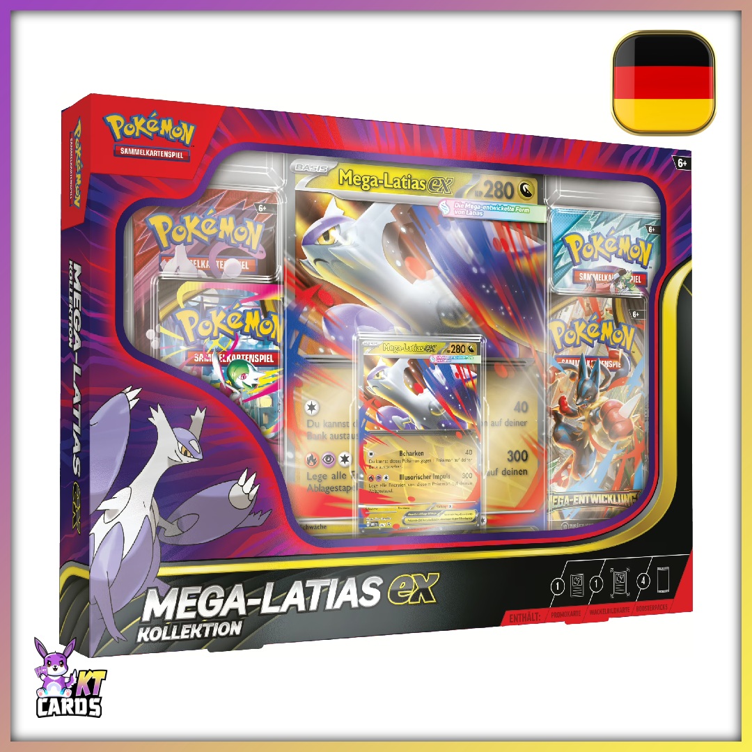Pokémon Mega-Latias-ex Kollektion – Promokarte & 4 Boosterpacks - KTC ...