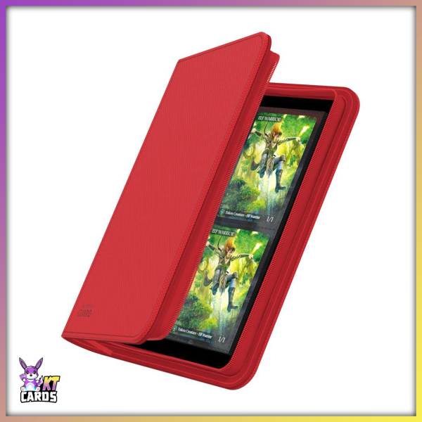Ultimate Guard - Zipfolio 160 - 8-Pocket XenoSkin - Rot