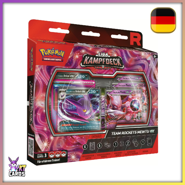 Pokémon Karten - Liga-Kampfdeck Rockets Mewtu - DE