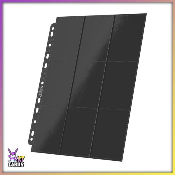 Ultimate Guard - 18-Pocket Pages Side-Loading - Schwarz