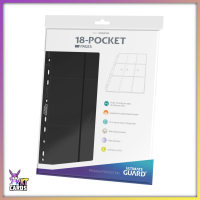 Ultimate Guard - 18-Pocket Pages Side-Loading - Schwarz