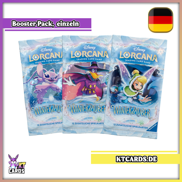 Disney Lorcana - 11. Kapitel "Winterzauber" Booster Pack, einzeln - DE